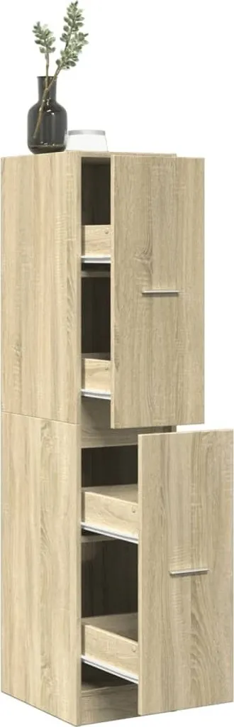 Möbel2025 Vetrina Alta Rovere Sonoma 30x41x144,5 - Offerta Online