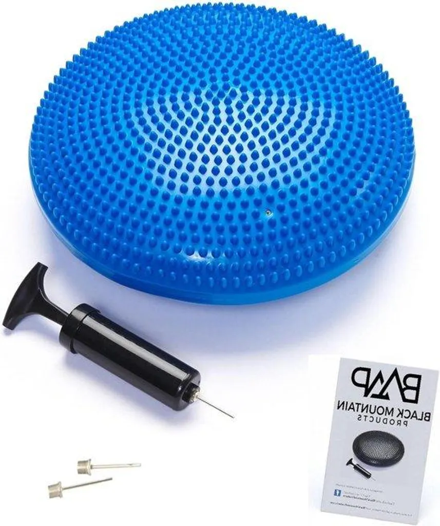 Disque d'équilibre bleu pour gym à la maison et assise de bureau