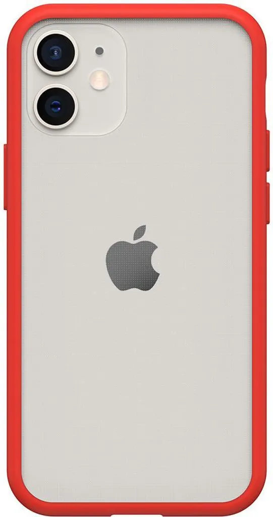 Protection Écran et Dos iPhone 12 Otterbox React Rouge Anti-Rayures