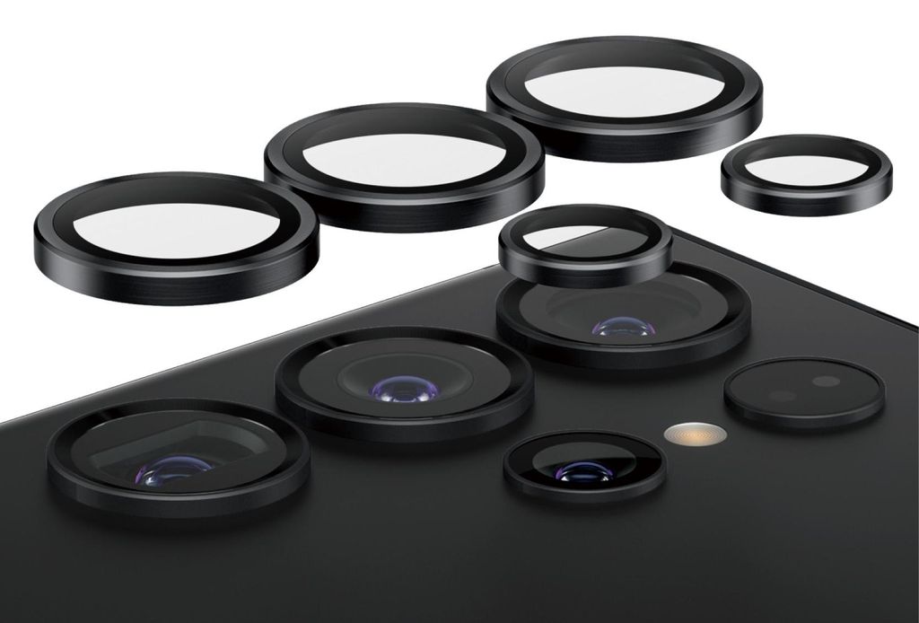 PanzerGlass ® Hoops® Camera Lens Protector Black Samsung Zdjęcie produktu 