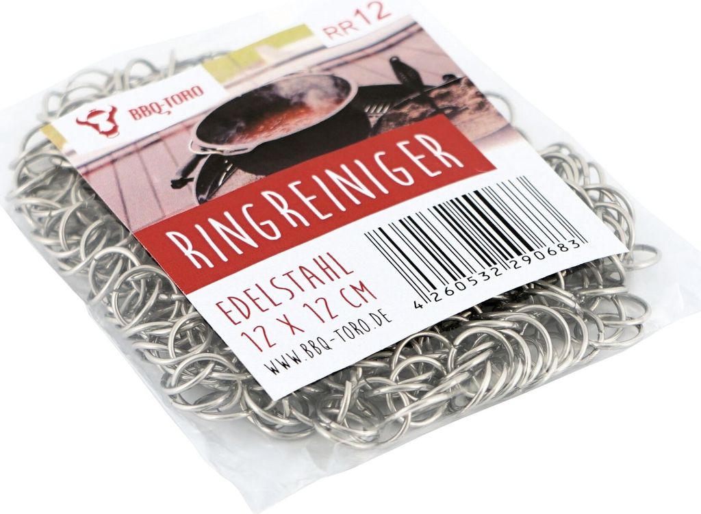 BBQ-Toro Edelstahl Ringreiniger, 12 x 12 cm, für Dutch Oven Produktbild 2