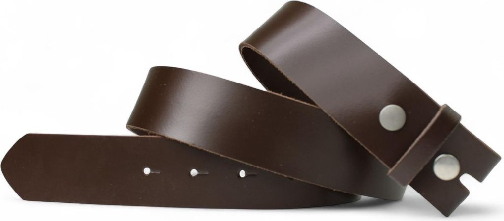 FRONHOFER Wechselgürtel 4 cm, Gürtel ohne Schnalle, Gürtel mit Druckknopf