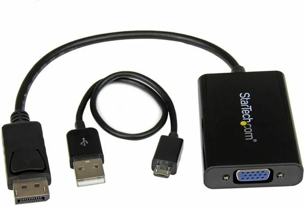 Solution Écran Noir : Adaptateur DisplayPort vers SVGA Startech Noir