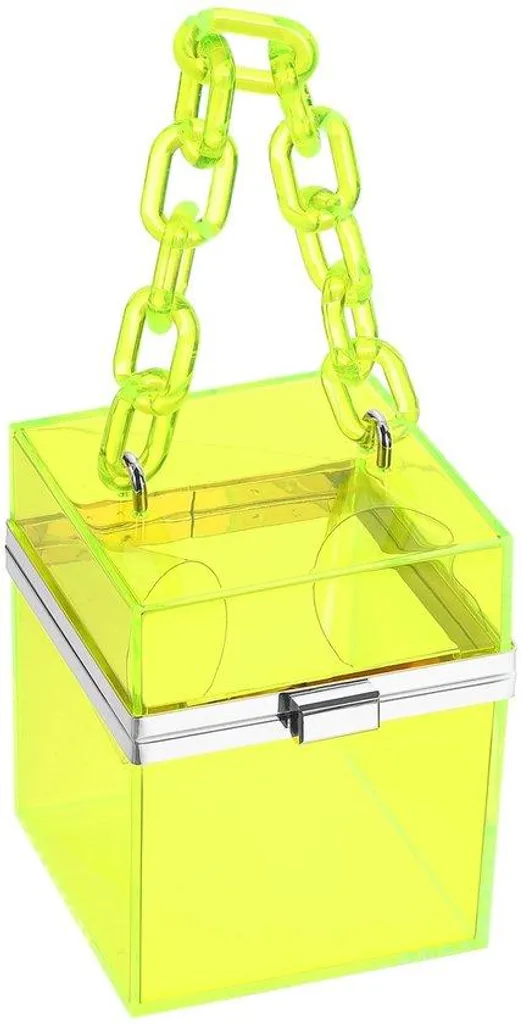Trouvez tout en un clin d'œil avec ce portefeuille transparent jaune