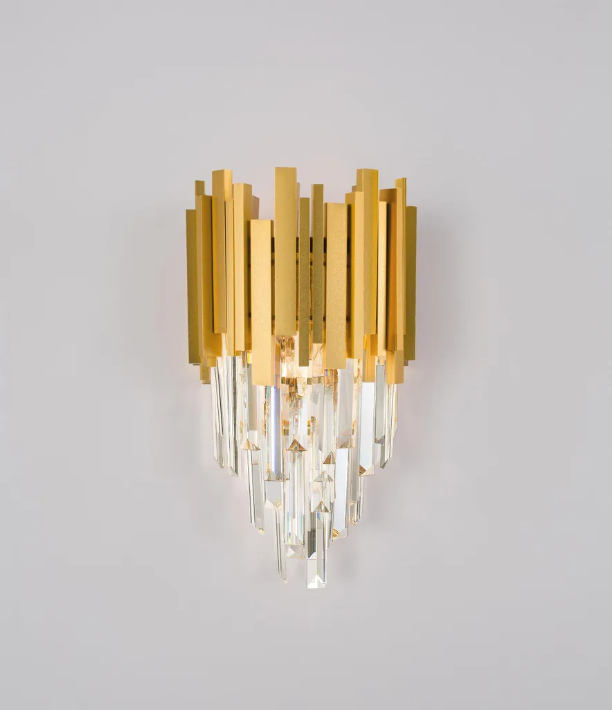 Applique Murale Salon GRANE 25 Or - Luminaire pour Chambre Dimmable
