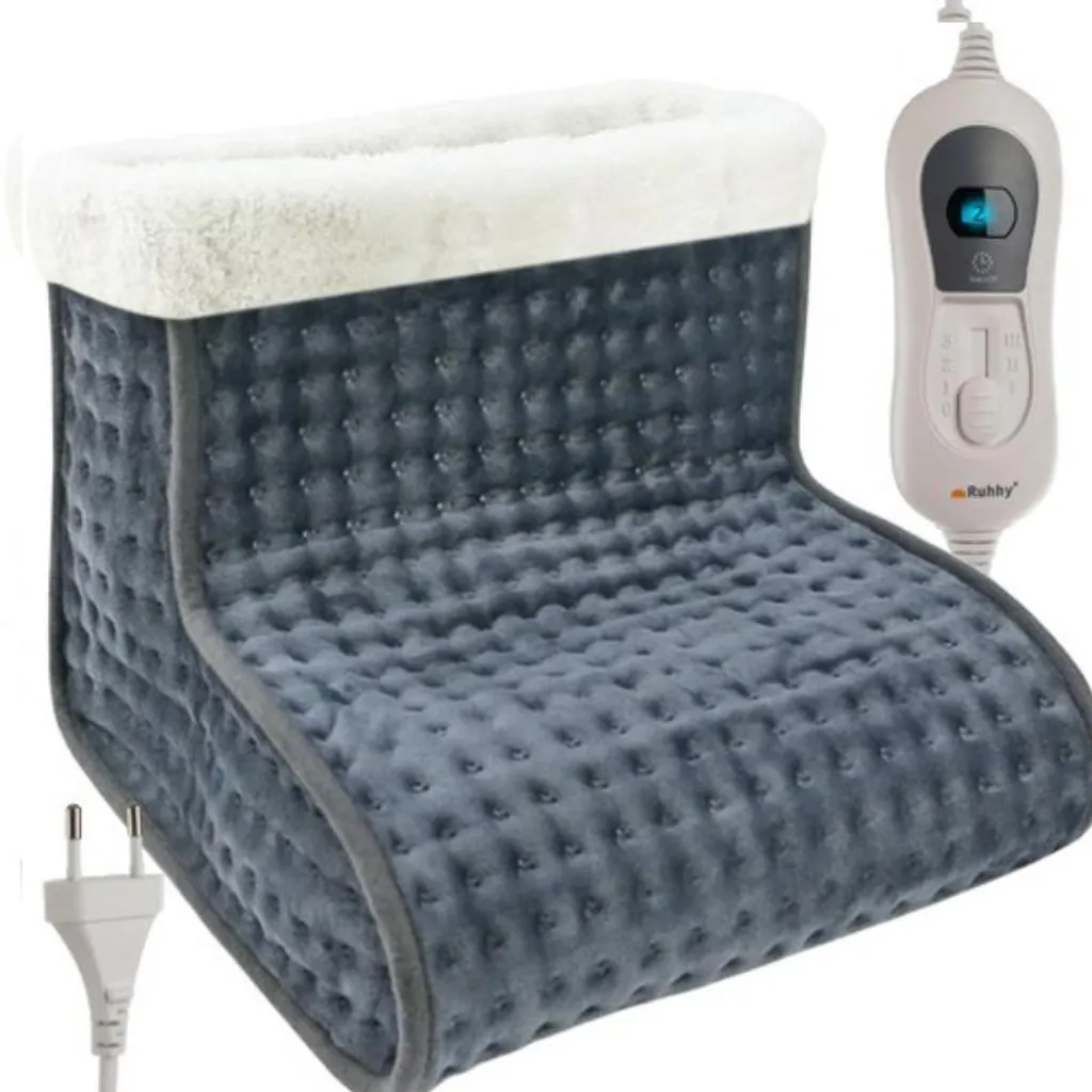Chauffe-pied 100W à 3 températures avec doublure amovible et lavable