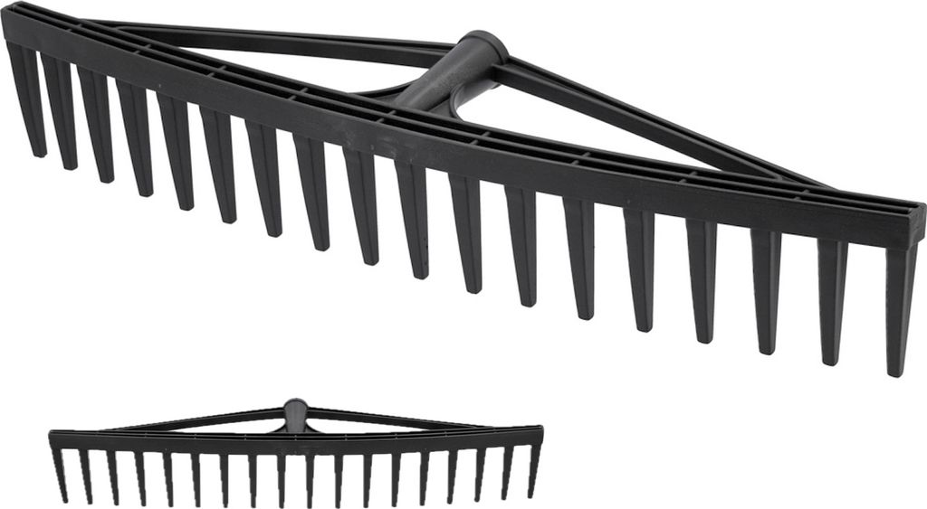 Rastrello da giardino, rastrello 18 denti 59cm Rastrello da Immagine del prodotto 