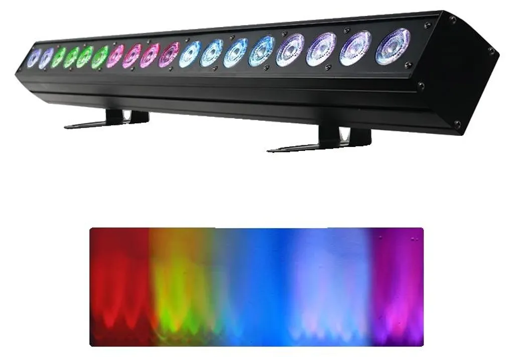 Barre de LED Wash Murale DMX Pixel RGBWA UV pour Événementiel et Soirée