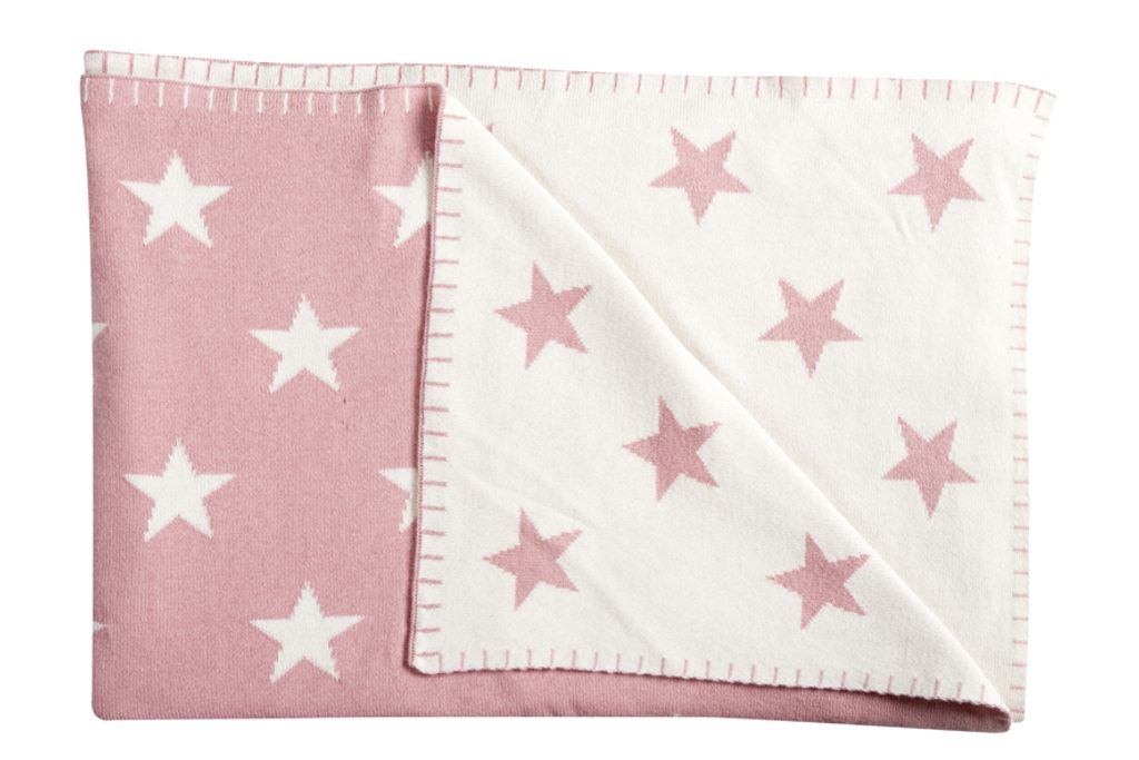 Schardt Baby Kuscheldecke Big Star 95x120 cm, altrosa Produktbild 