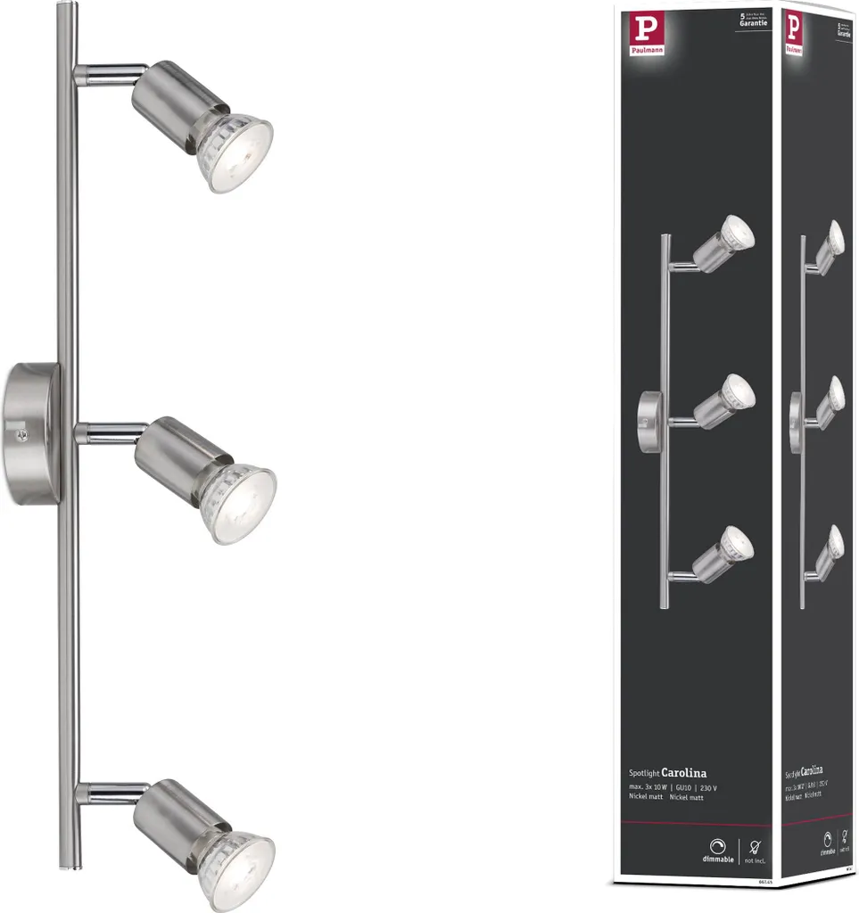 Riflettore Paulmann Carolina GU10 - Compatibile Lampadine Smart LED