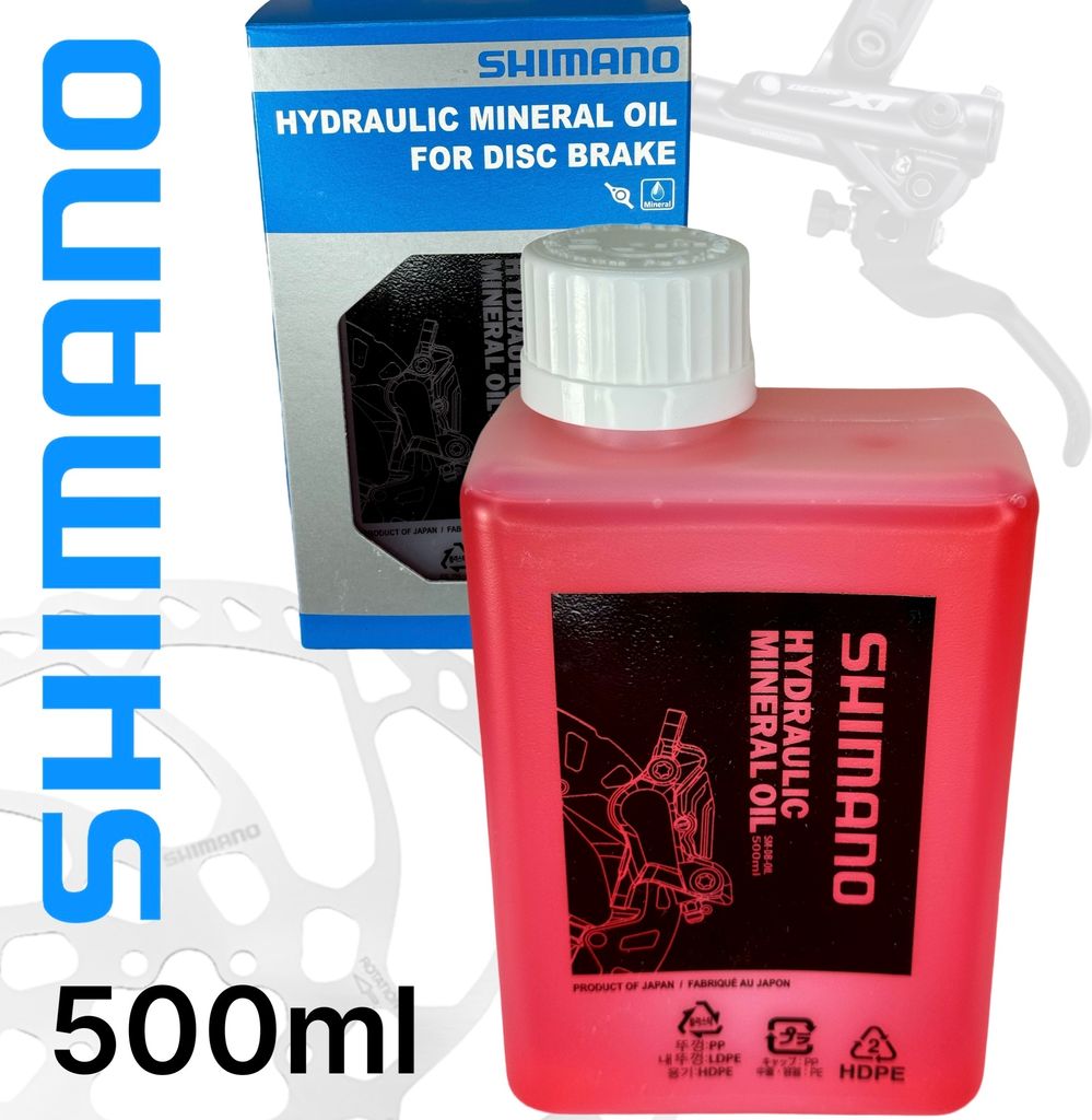 Shimano Fahrrad Scheibenbremsen Hydraulik Mineralöl 500ml Produktbild 