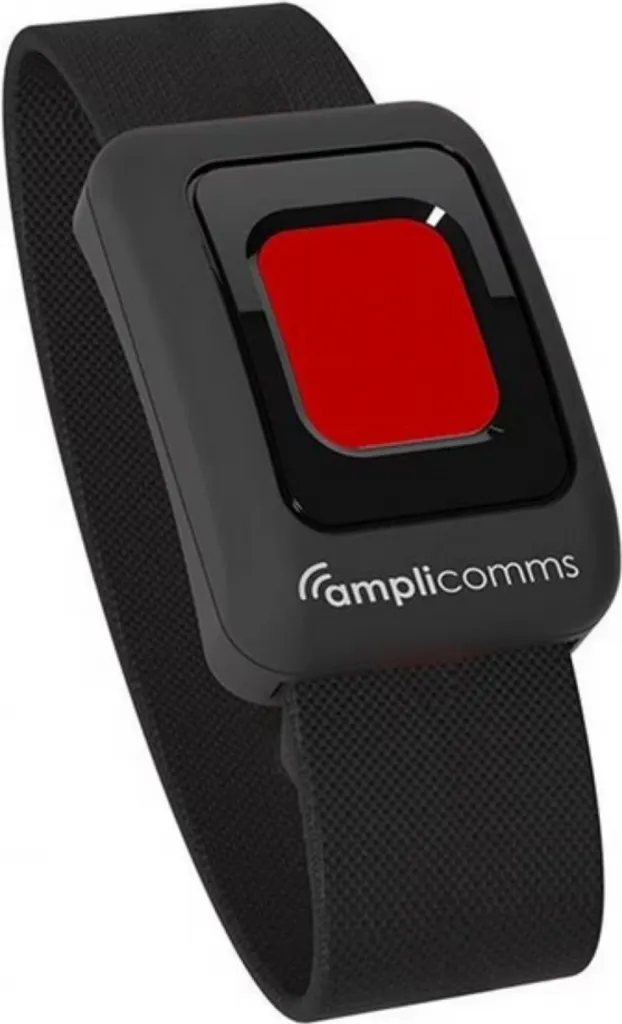 Amplicomms ATL1425635 Bracelet d'appel d'urgence BigTel 50 Plus noir