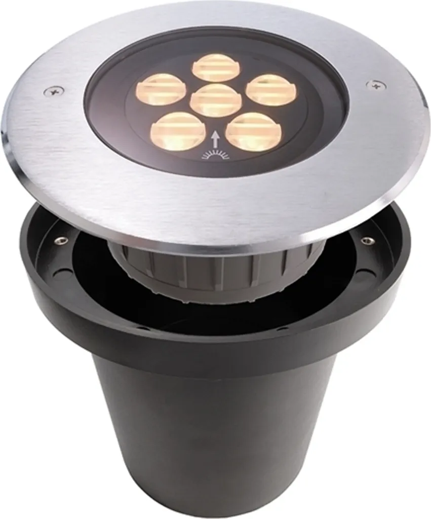 Éclairage de terrasse encastré sol HP IV WW argenté Deko-Light 730296