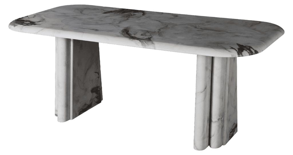 Esstisch Moderner Tisch Marmor Großer Tisch Familientisch Premium Neu