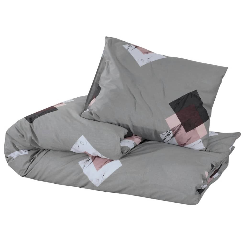 "Rabatt 2026" Bettwäsche-Set - Bettwäschegarnitur/Bettbezug-Set - Schlafzimmer - Grau 140x200cm - Baumwolle - Bettwäschen langlebig3936