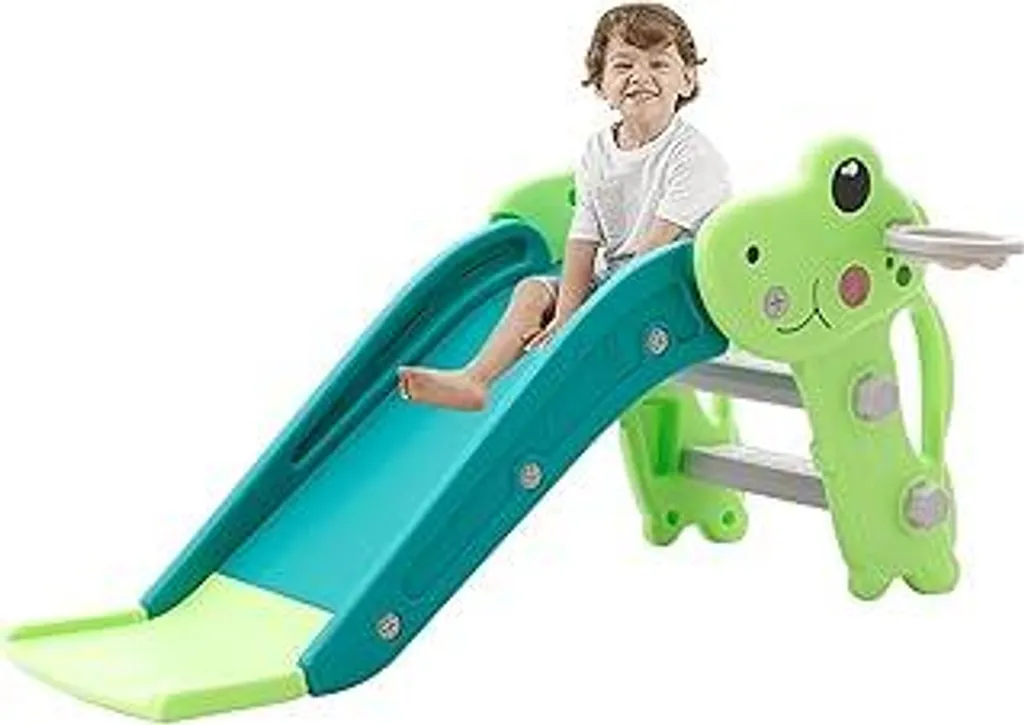 Scivolo Professionale Bambini: Gradini Antiscivolo e Basket Incluso