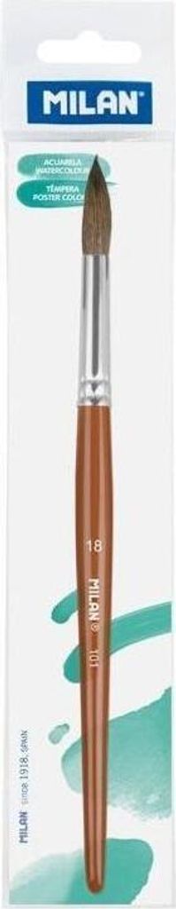 Rundpinsel für die Schule Milan Serie 101 Nr. 18
