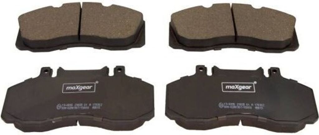 MAXGEAR 19-0895 - OE A 669 420 15 20 Bremsbeläge, Vorne für Sprinter (W905), Vario