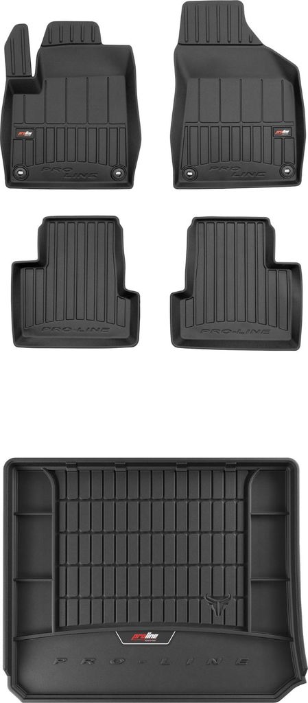 FROGUM 3D Gummimatten und Kofferraummatte für Jeep Cherokee V 2013-2018