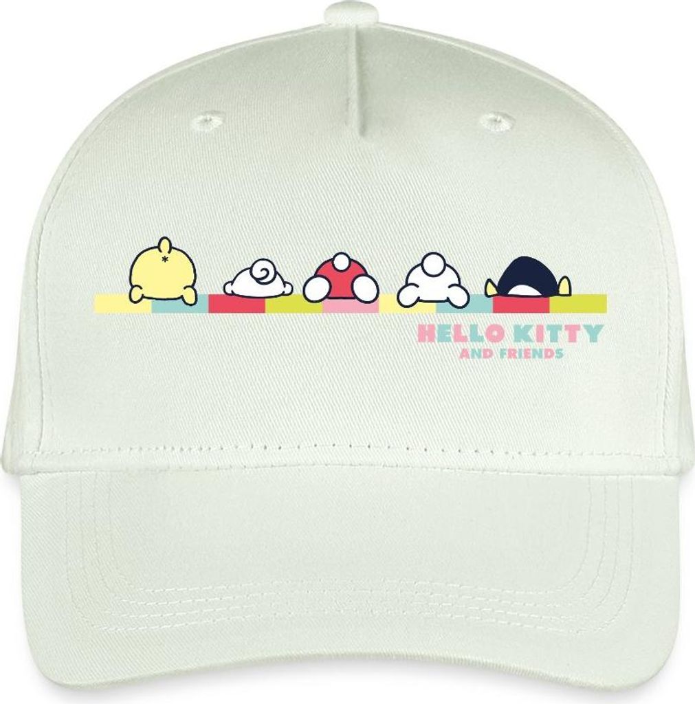 Spreadshirt Hello Kitty And Friends Pose Kinder Bio Basecap, One size, Helles Mintgrün
