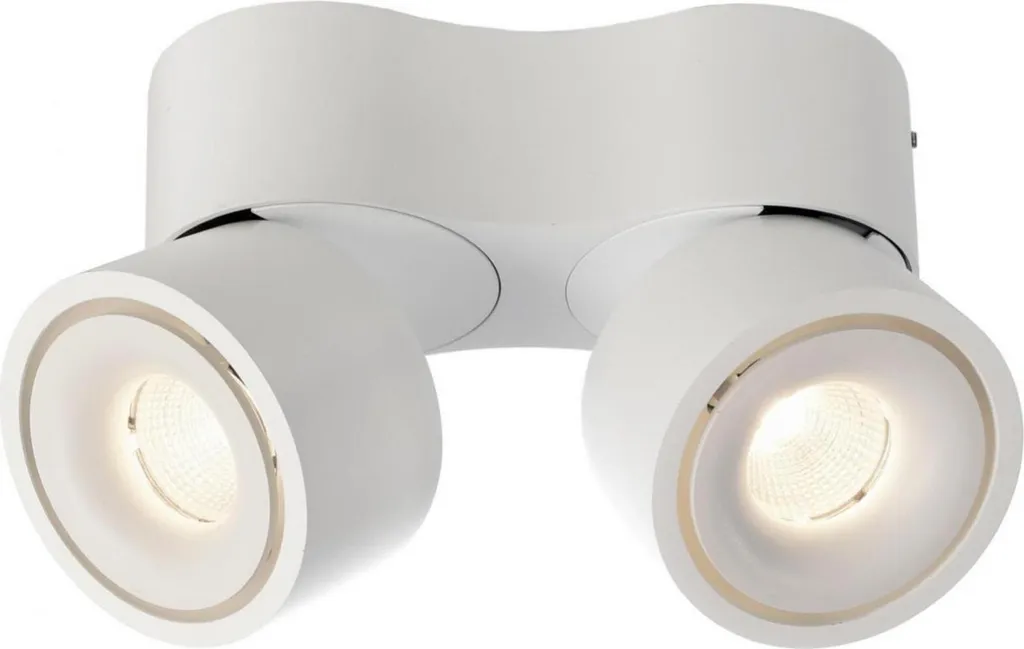 Plafonnier LED Uni II Mini compact en blanc signalisation LED 3000K