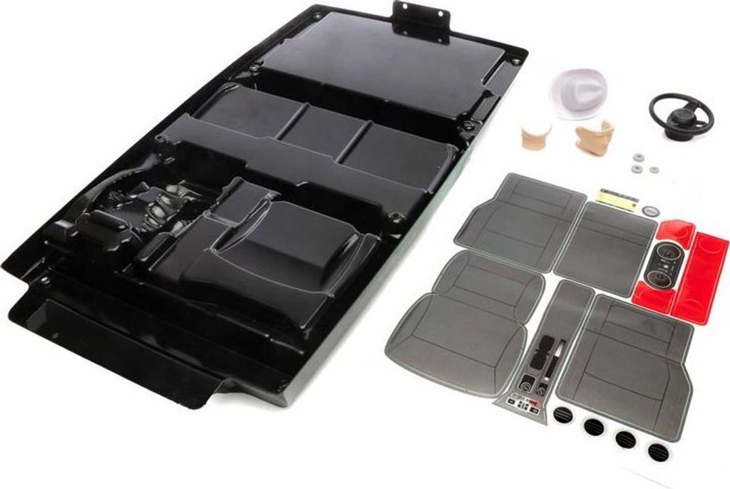 Axial SCX6: Jeep JLU Driver & Interior (Clear)