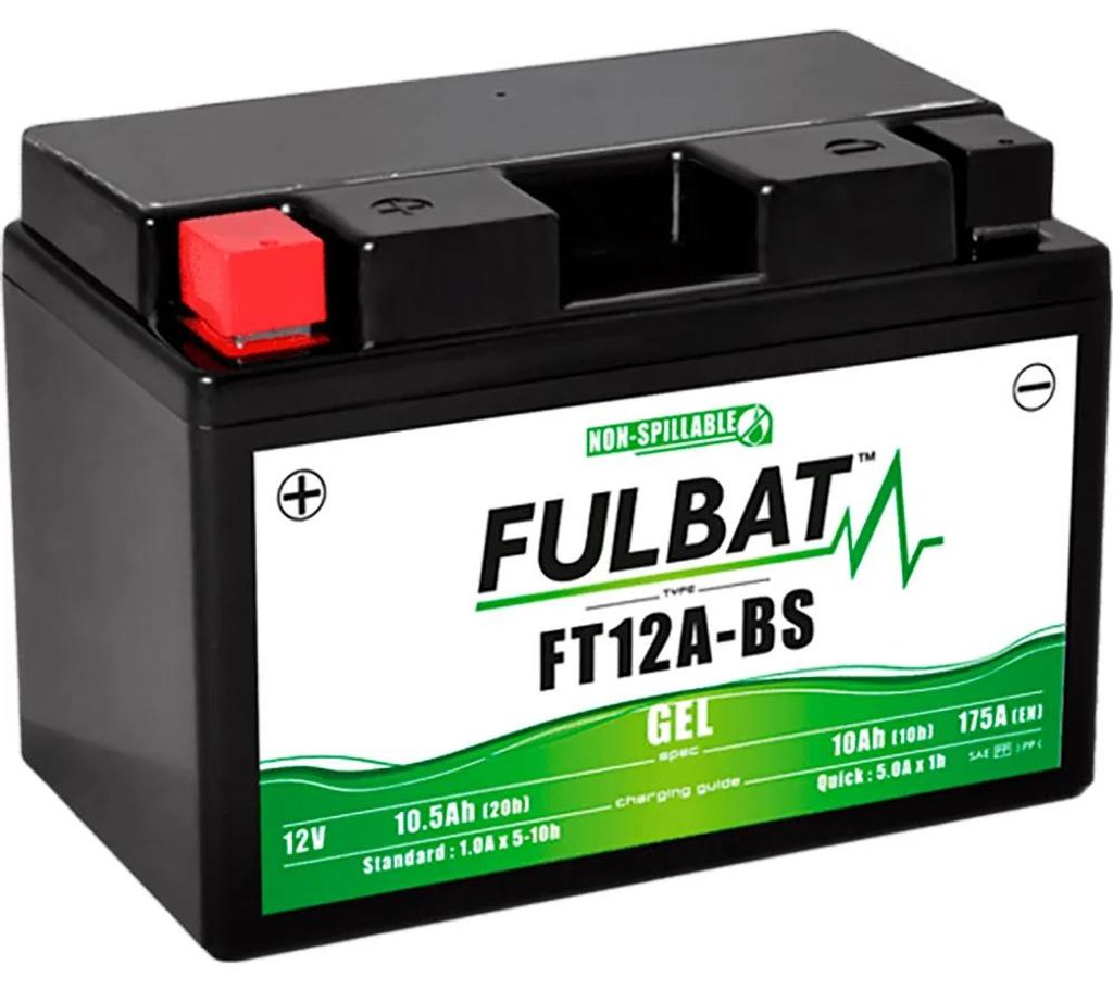 Accu FULBAT FUL GEL - FT12A-BS / YT12A-BS (Geleiaccu, Productafbeelding 
