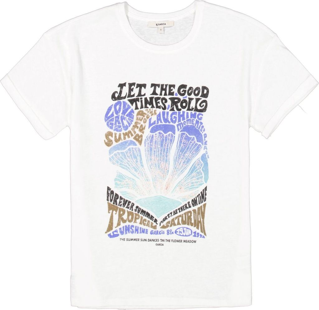 Garcia ladies T-shirt ss weiss 34
