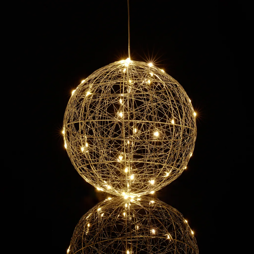 Boule Lumineuse LED 25 cm Blanche - Résistant aux Intempéries IP44