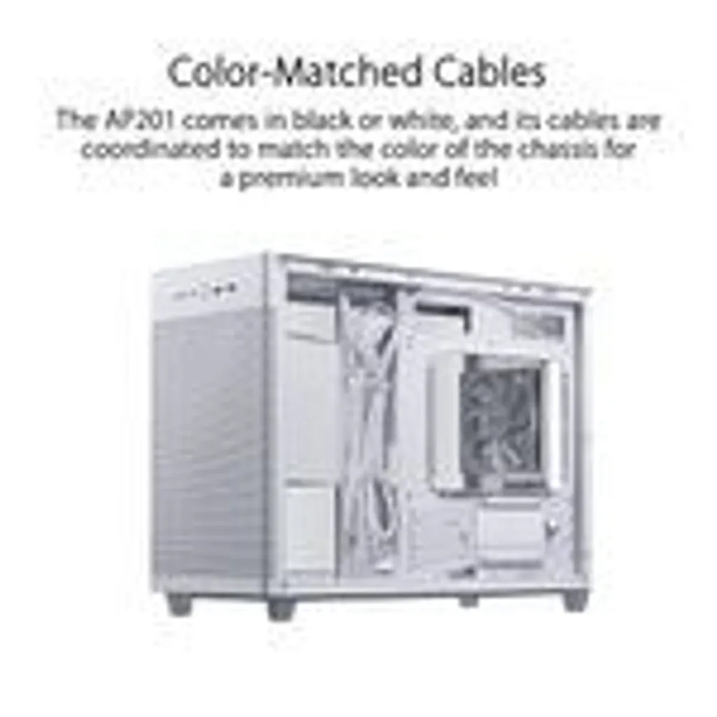 Design e Luce: Asus AP201 Prime Case TG White per Build Iconiche - 15