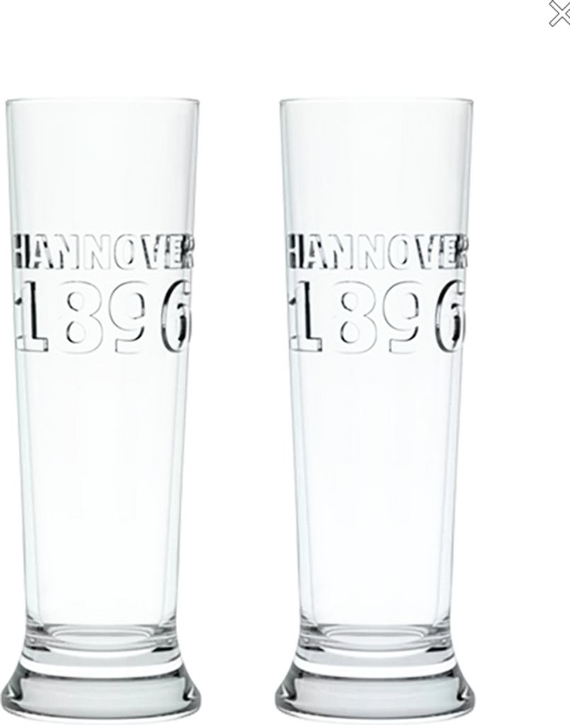 Hannover 96 Bierglas 2er-Set ca. 0,5 L