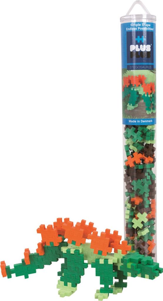 Plus-Plus Mini Tube 100 - Stegosaurus - Konstruktionsbausteine