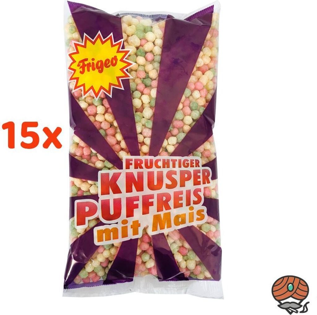 Frigeo Knusper Puffreis 15x 80g Beutel