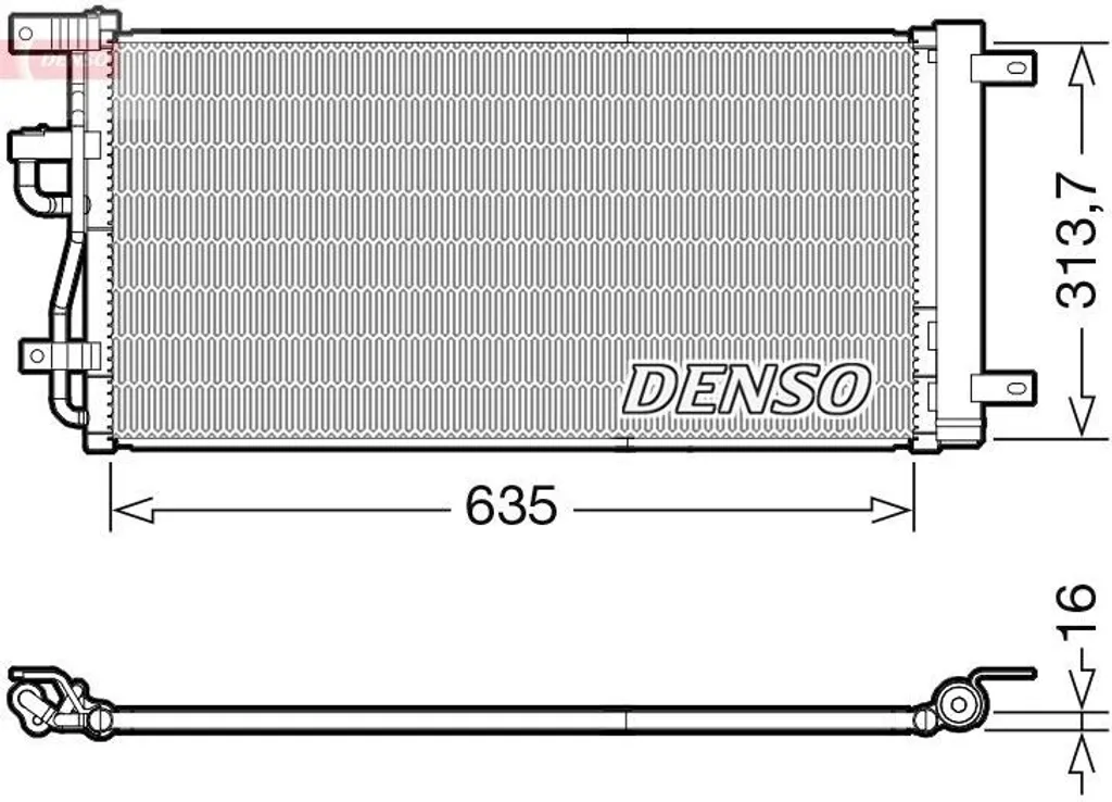 Stop aux fuites de clim OPEL ANTARA : Condenseur DENSO DCN15007 fiable