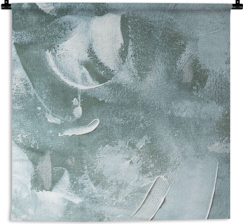 MuchoWow Wandteppich Wandbehang Acrylfarbe - Abstrakt - Design 150x150 cm Tapisserie Dekoration Wandtuch - Wohnaccessoires - Modernes