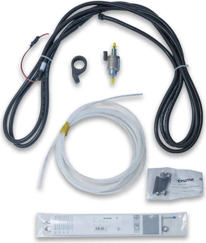 Kit accessoires chauffage Diesel Truma : Pompe, Prise, Tuyau 5m