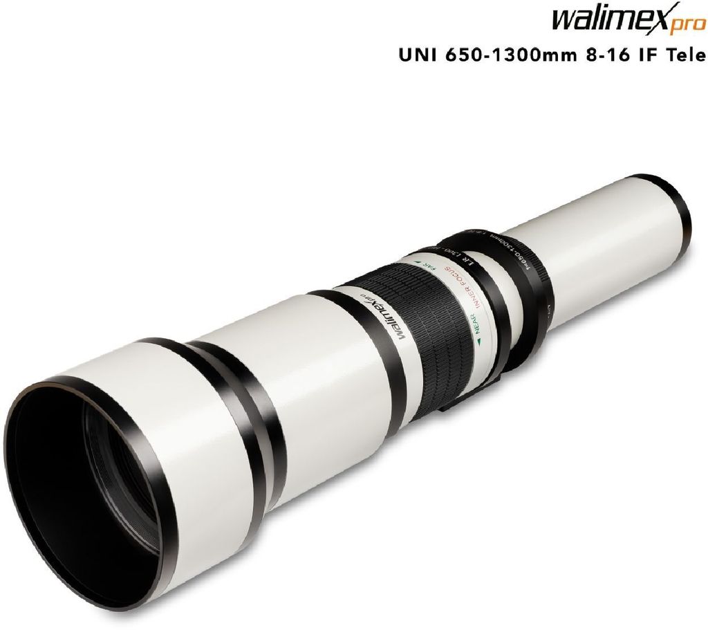 Walimex 15861, Teleobiektyw, 8/5, 650 - 1300 mm Zdjęcie produktu 