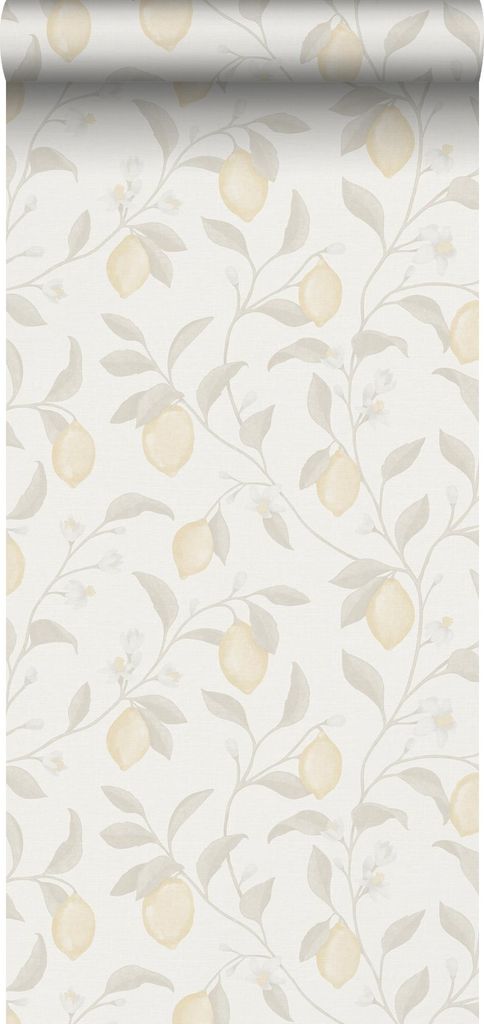 Sanders & Sanders Tapete Obst Beige 53 cm x 10 m