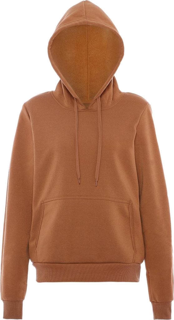 SANIKA damen kapuzenpullover - kamel, L