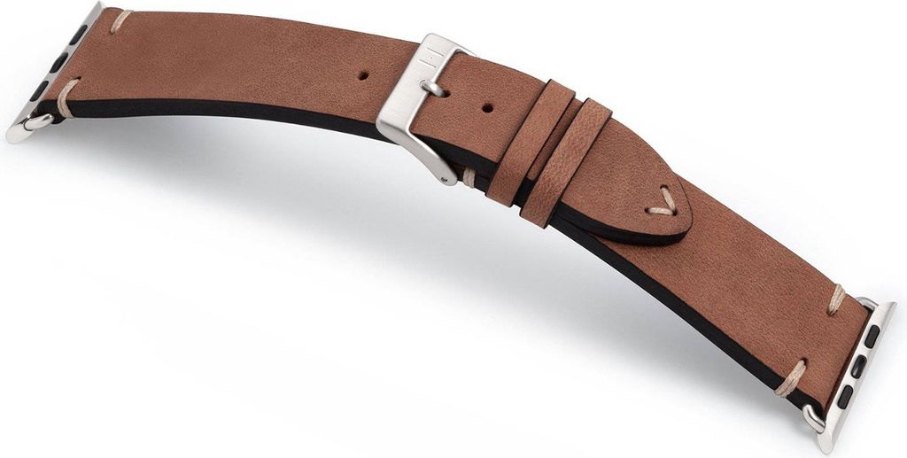 MANUFAKTURWERK Armband UHLENHORST, kompatibel mit Apple Watch 1-9, SE, Braun