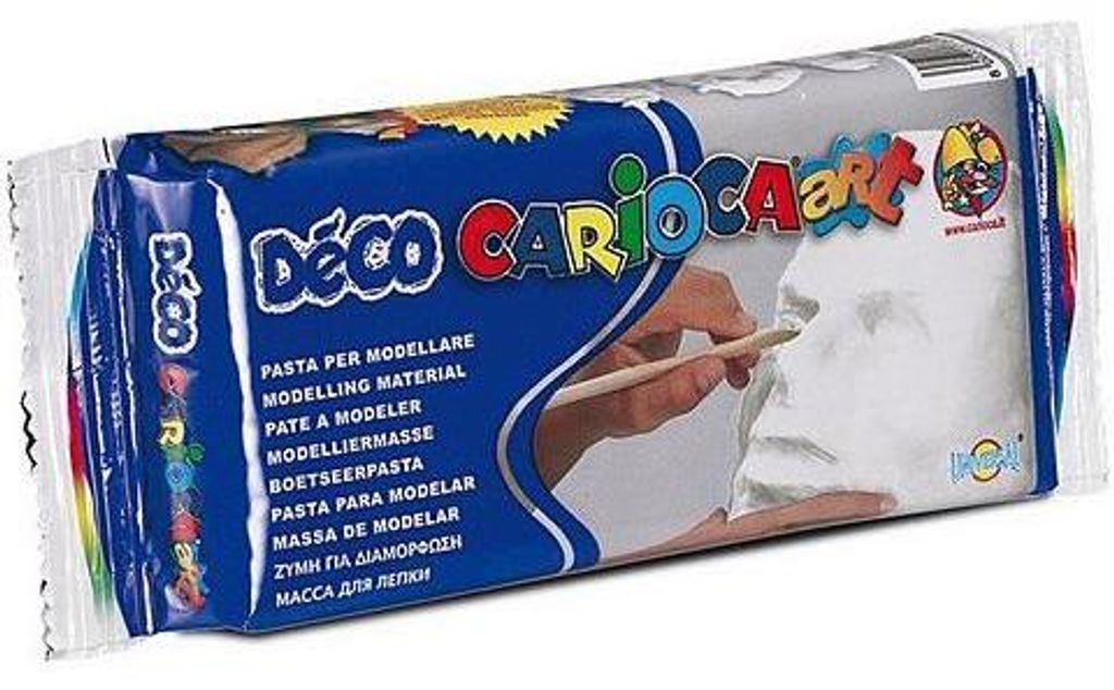Carioca 30996/31, Modellierton, Weiß, 500 g, 340 mm, 240 mm, 150 mm