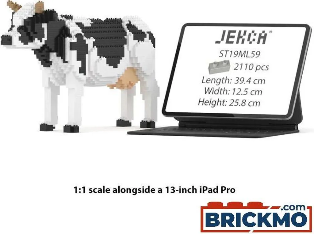 JEKCA Bricks Vache Laitière 01 ST19ML59 Jeu de Construction Créatif