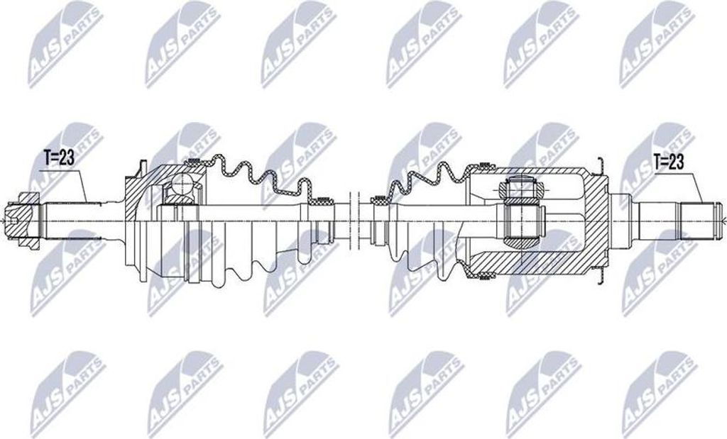 NTY NPW-HD-079 Antriebswelle OE 42311SCAE21 kompatibel mit CR-V