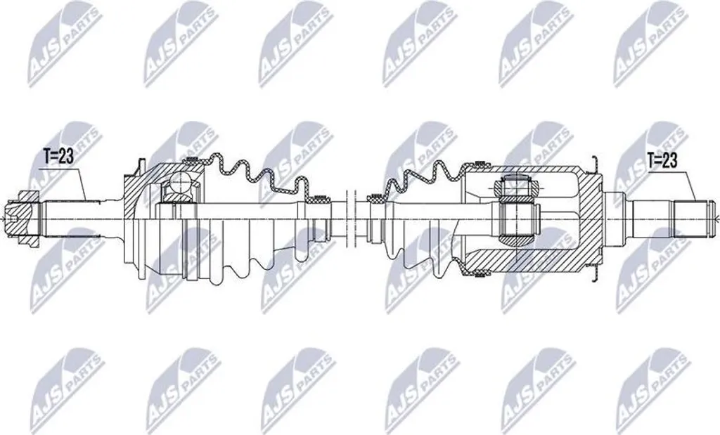Supprimer vibrations CR-V : Arbre d'entraînement NTY NPW-HD-079 FIABLE