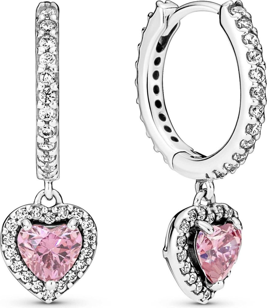 Nadčasové náušnice Pandora Radiant Heart Sterling Silver Obrázek produktu 