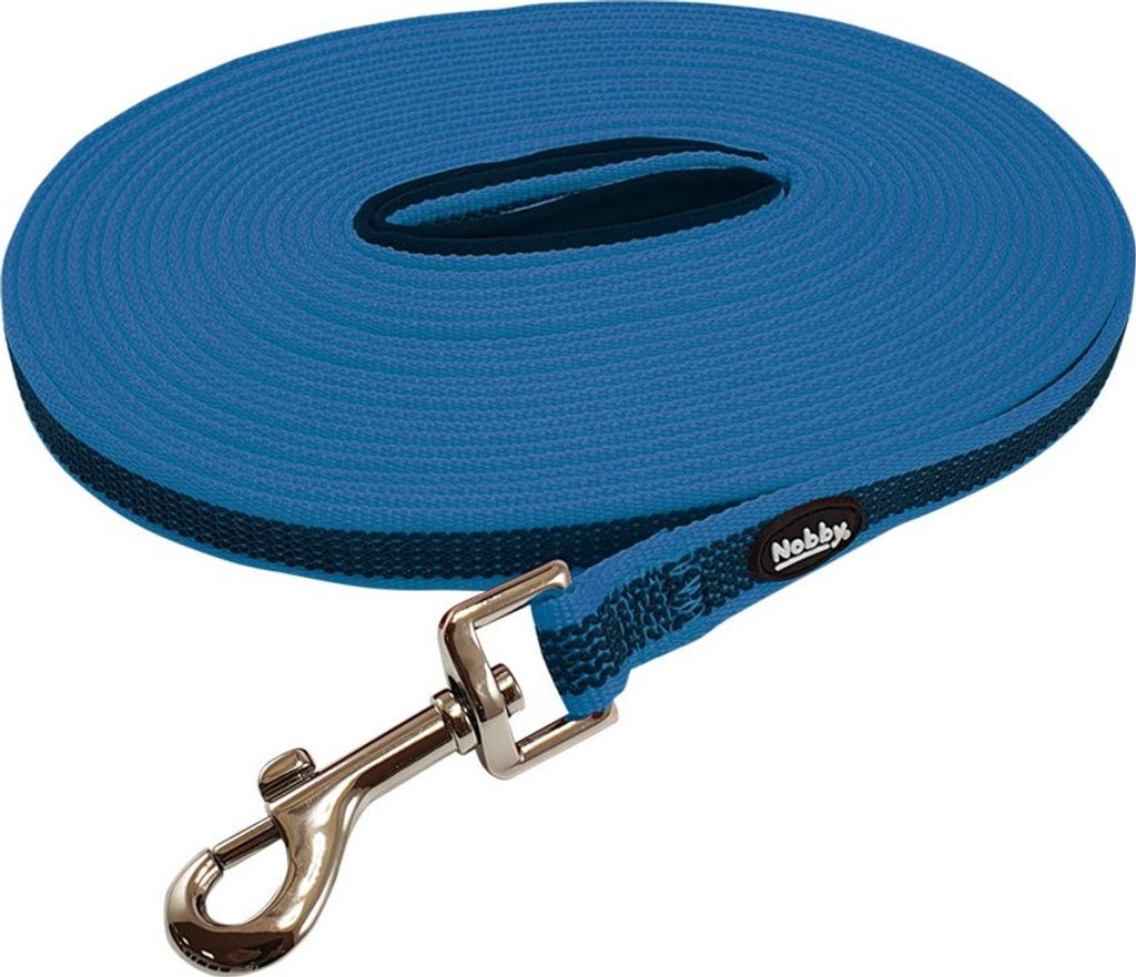 Nobby Schleppleine Anti-Slip hellblau, Maße: 15 m