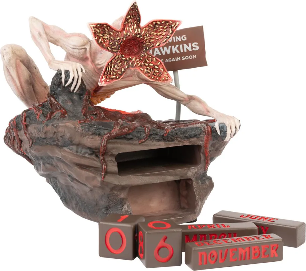 Calendrier Perpétuel Stranger Things Demogorgon Décoration Bureau