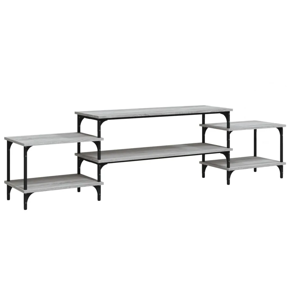 Mobile TV Urban Grigio Sonoma 197 cm | Lowboard Minimalista Loft