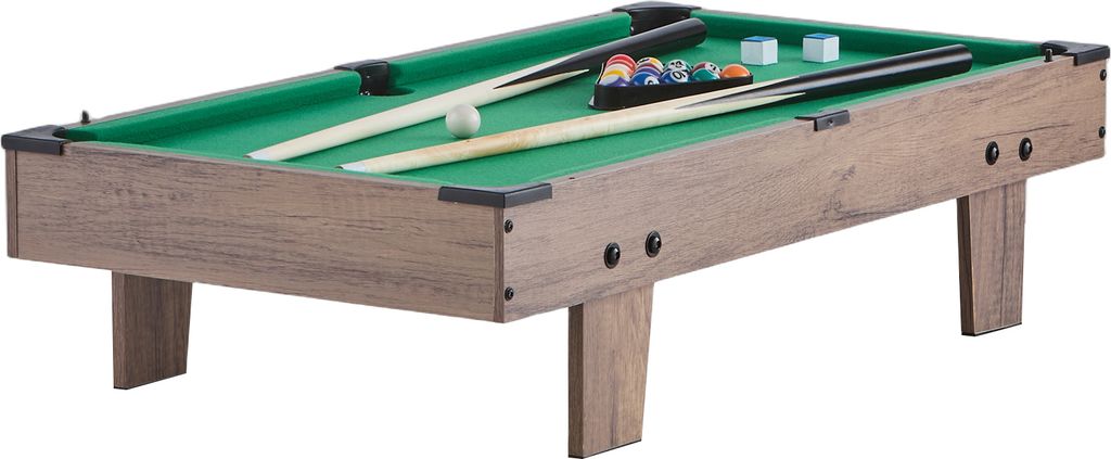 SucceBuy 82 cm 4-in-1 Airhockey-Tisch-Kombi-Spieltisch Tischfußball, Pingpong, Billard – Multifunktional, kompakt, für den Innenbereich