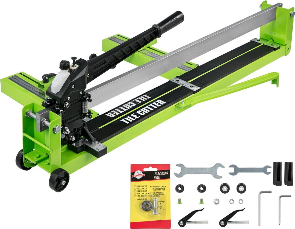 Profi bFliesenschneider Fliesenschneidermaschine Präzision Fliesenmaschine Stahl Schnittbreite Min 35 mm / Max 800 mm Max Schnittdicke 6-15 mm